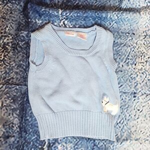 Girls Blue  sweater vest
